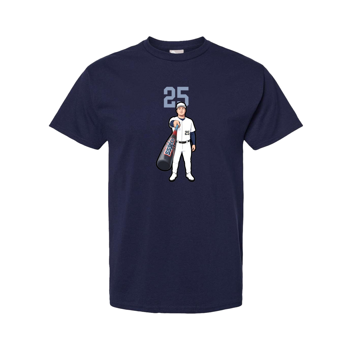 Tee — Number Top in Navy