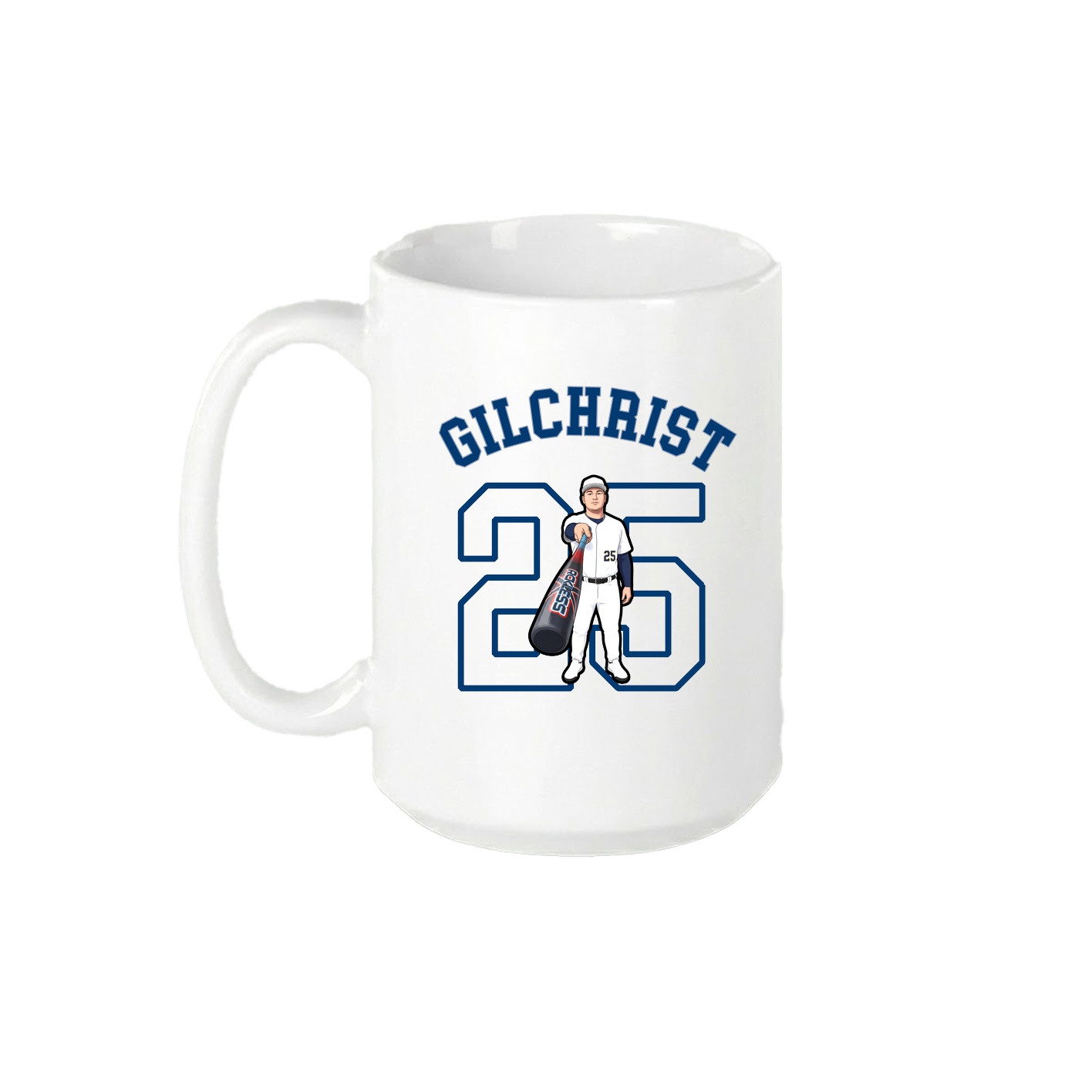 15oz Coffee Mug — Shirsey Arch in White