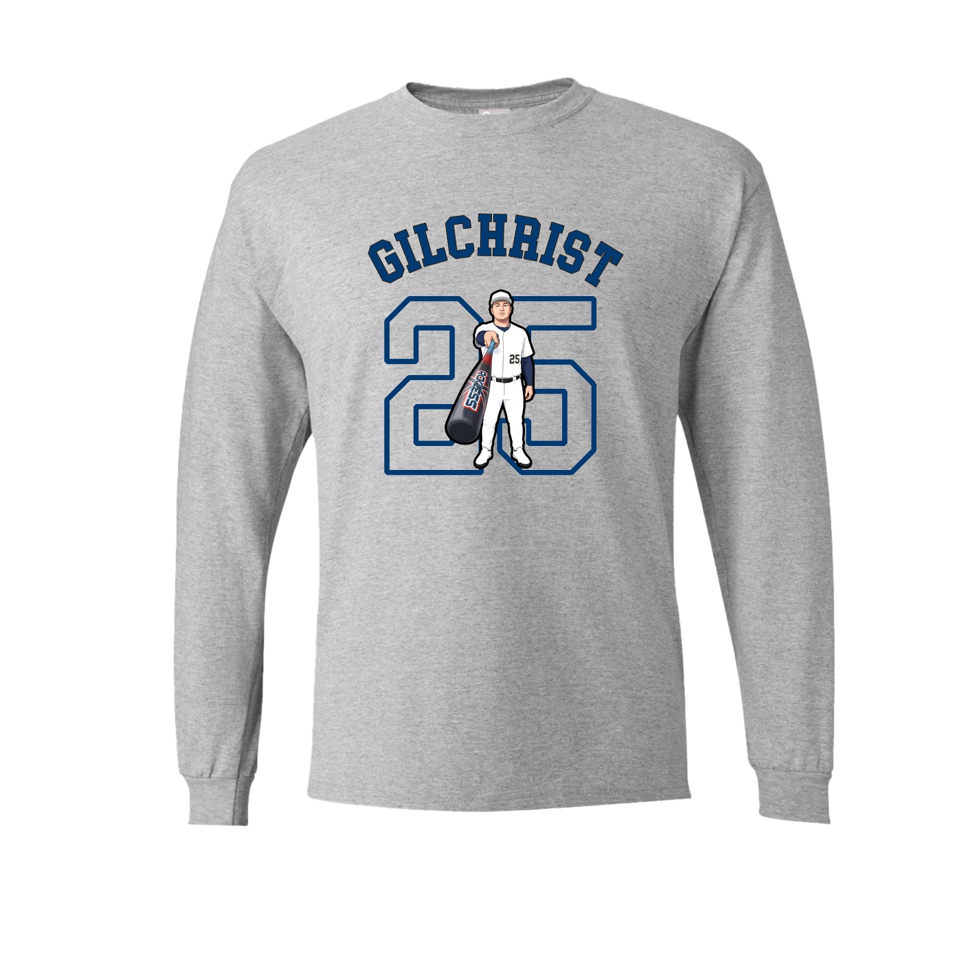 Long Sleeve Tee — Shirsey Arch in Grey