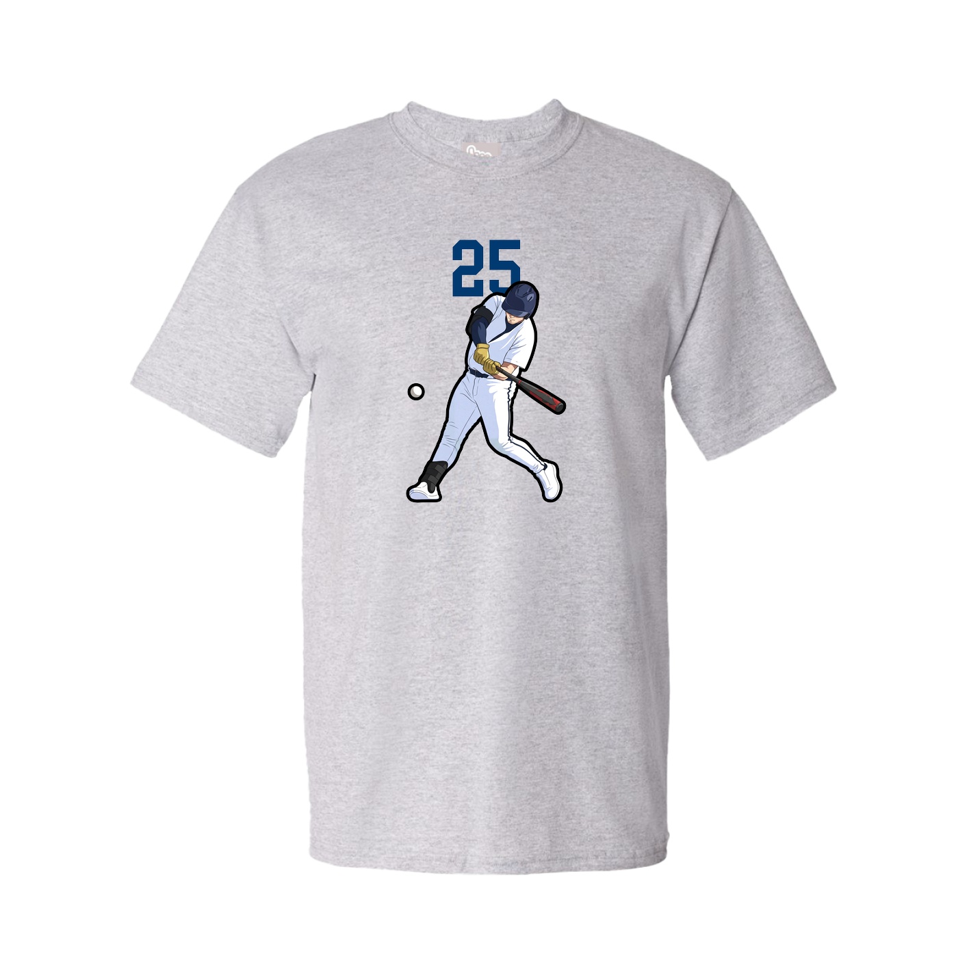 Tee — Number Top in Grey
