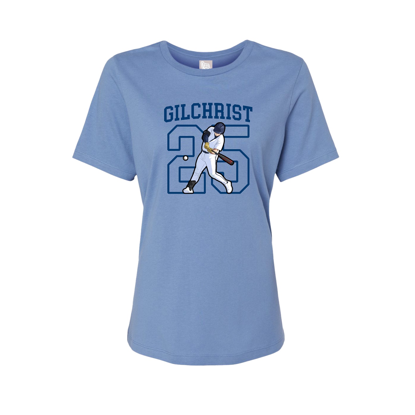 Fitted Women's Tee — Shirsey in Powder Blue