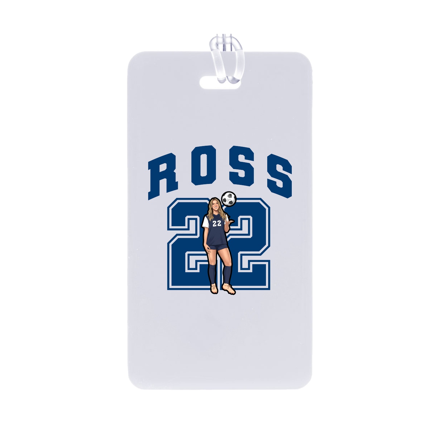 Bag Tag — Number in Classic