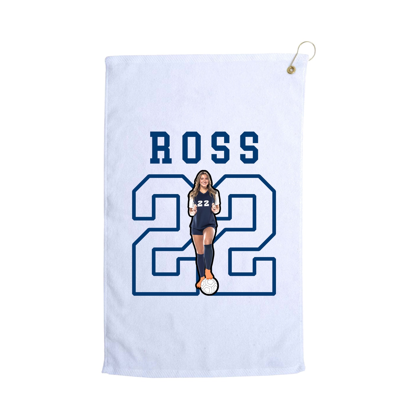Golf Towel — Shirsey in White