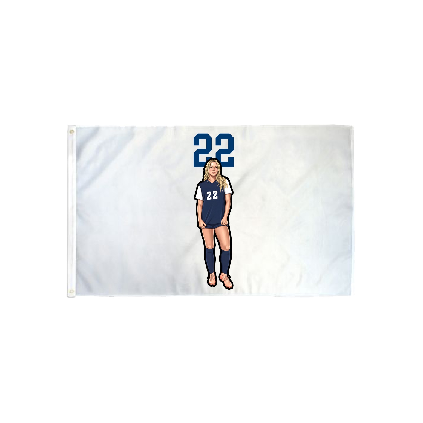 3x5 Flag — Number Top in Classic