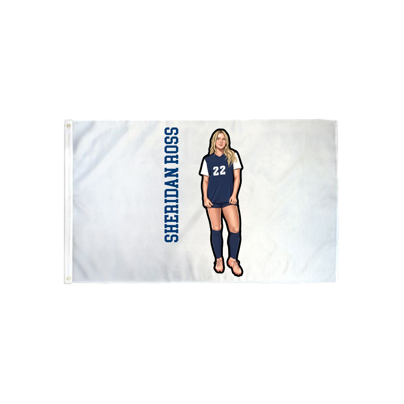 3x5 Flag — Name Vertical in Classic
