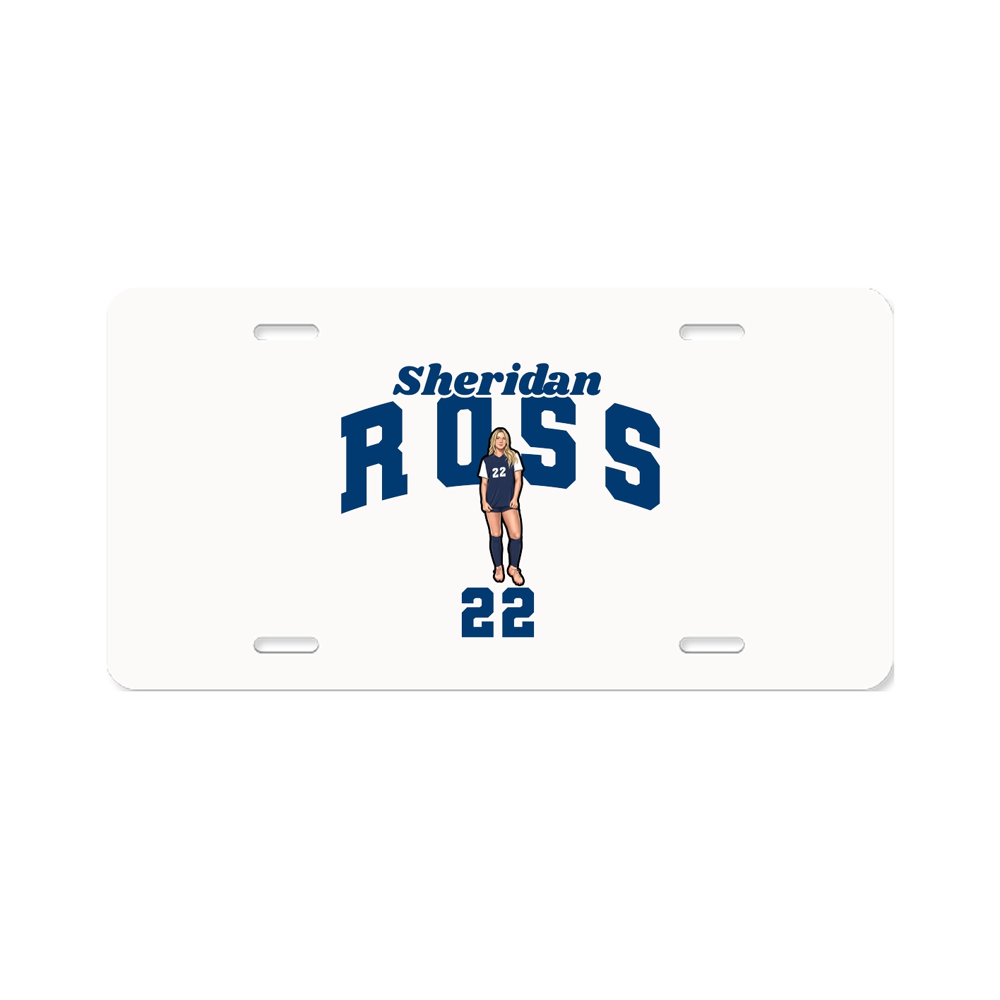 License Plate — Signature Arch in Classic