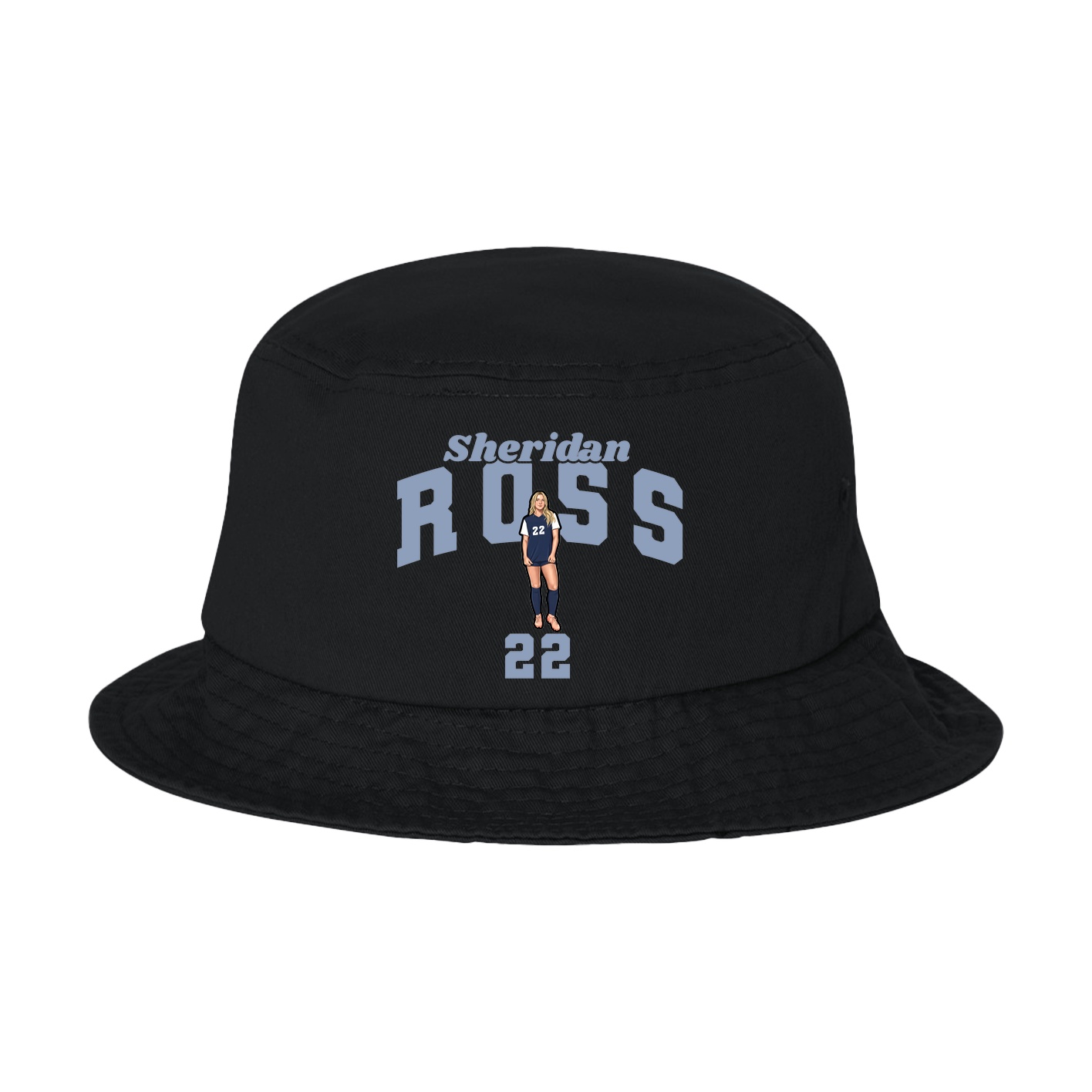 Bucket Cap — Signature Arch in Black