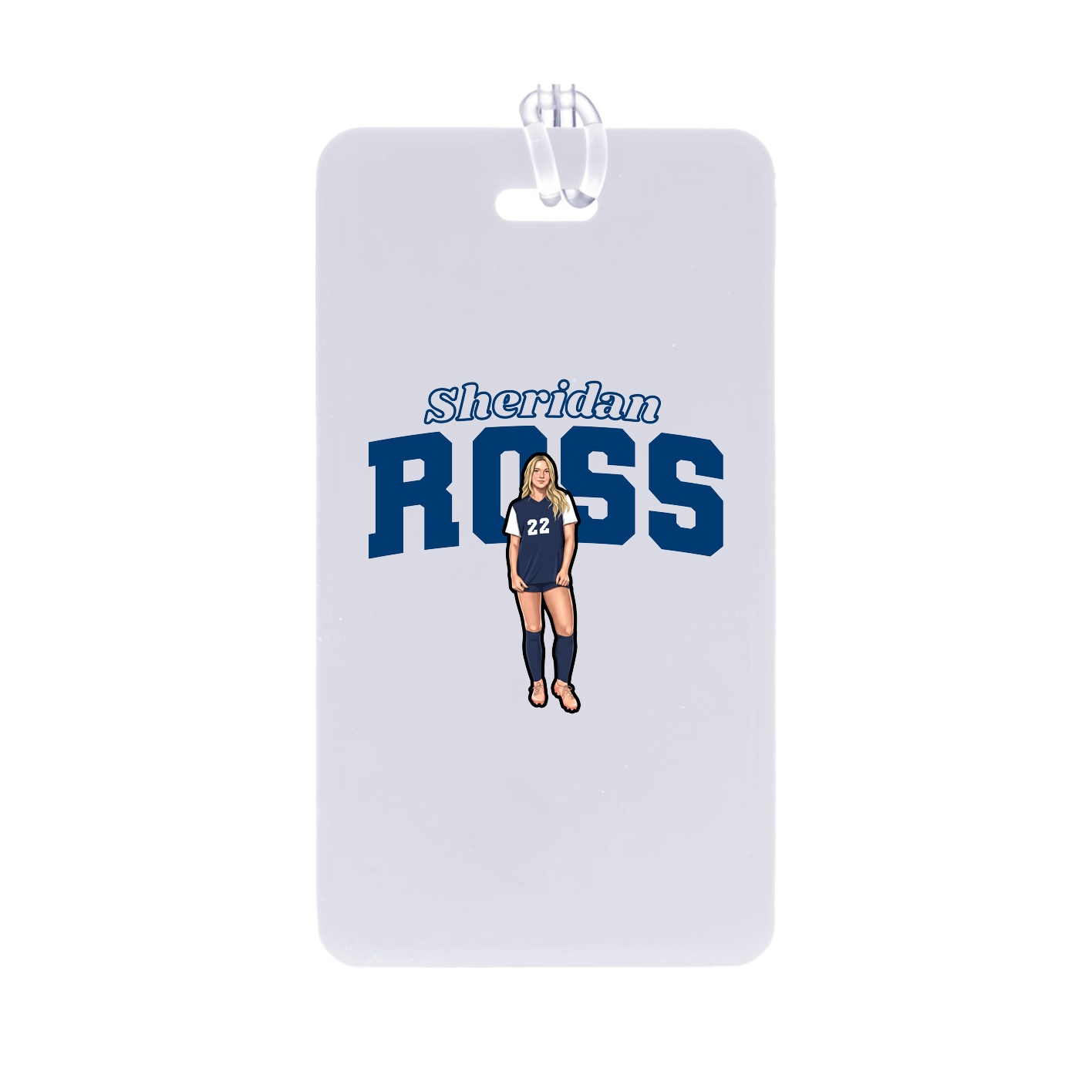 Bag Tag — Name Arch in Classic
