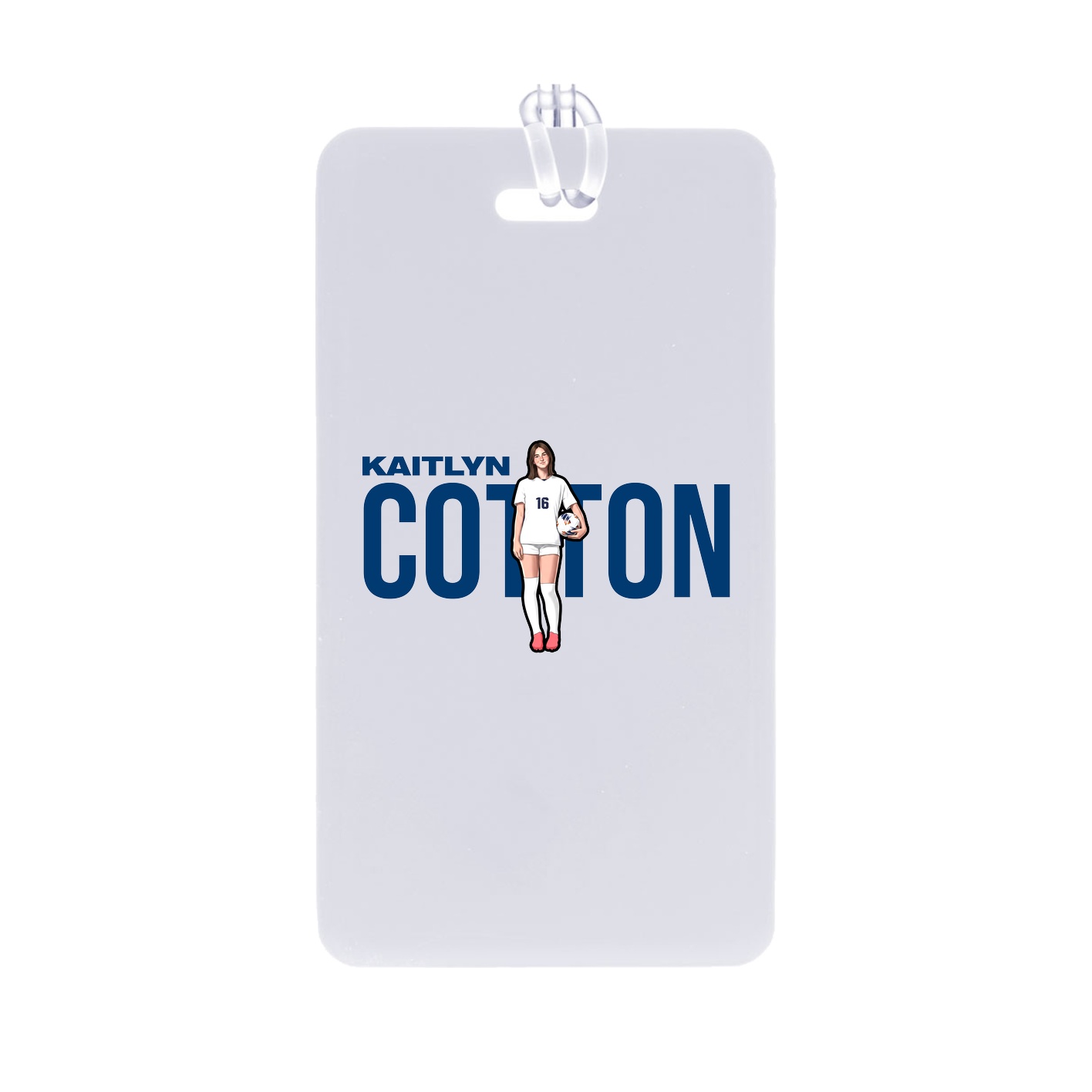 Bag Tag — Player Name in Classic