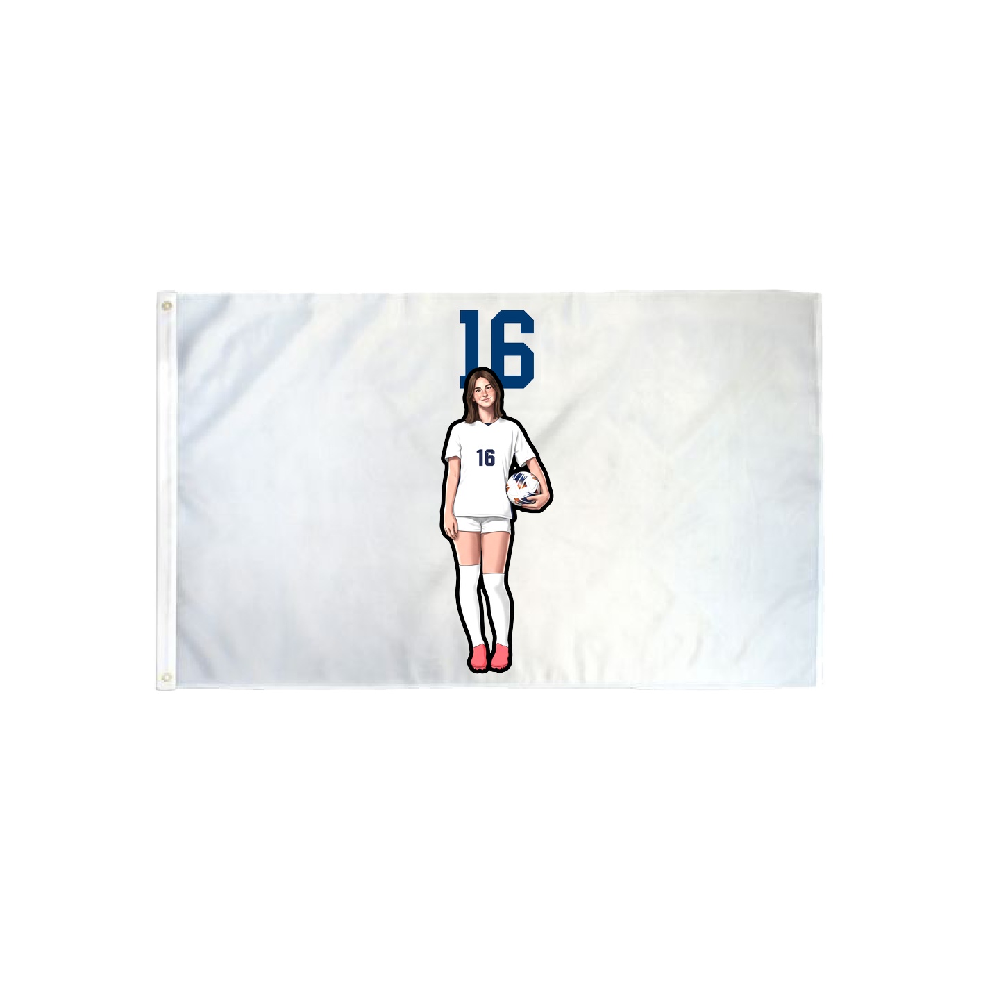 3x5 Flag — Number Top in Classic