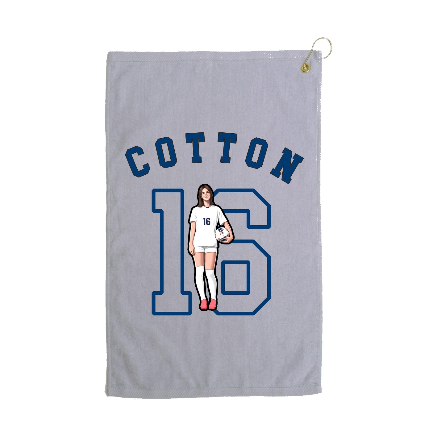 Golf Towel — Shirsey Arch in Grey