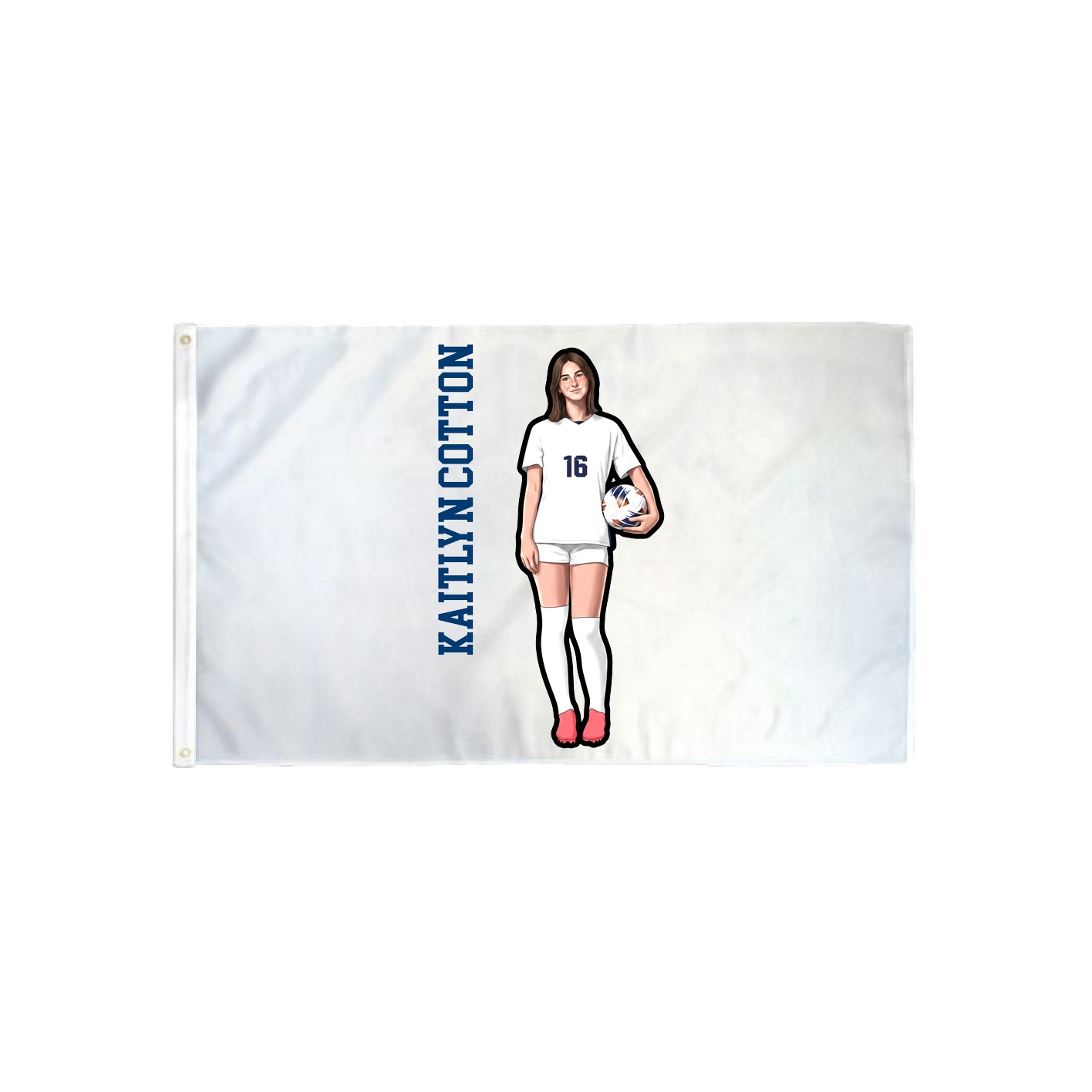 3x5 Flag — Name Vertical in Classic