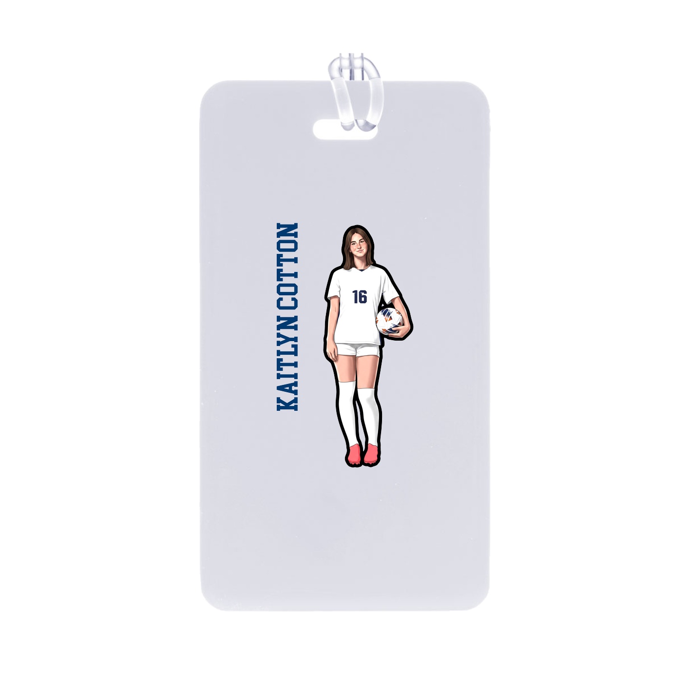 Bag Tag — Name Vertical in Classic