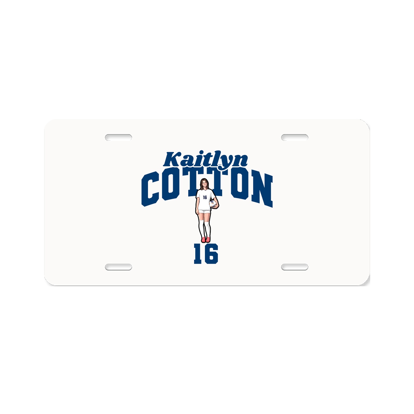 License Plate — Signature Arch in Classic