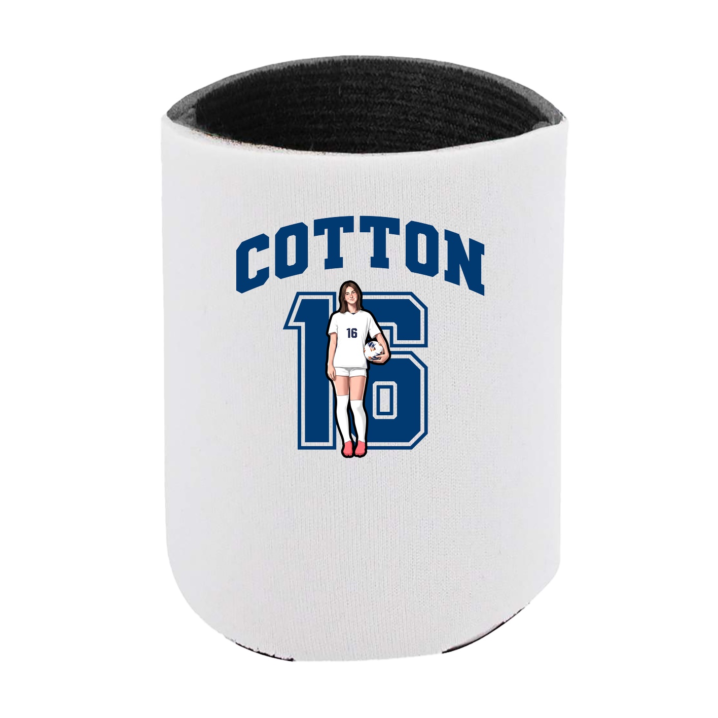 Can Holder — Number in White