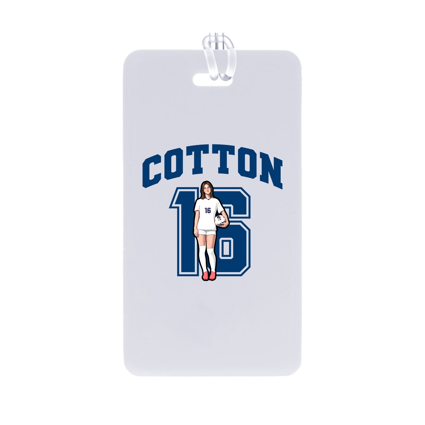 Bag Tag — Number in Classic