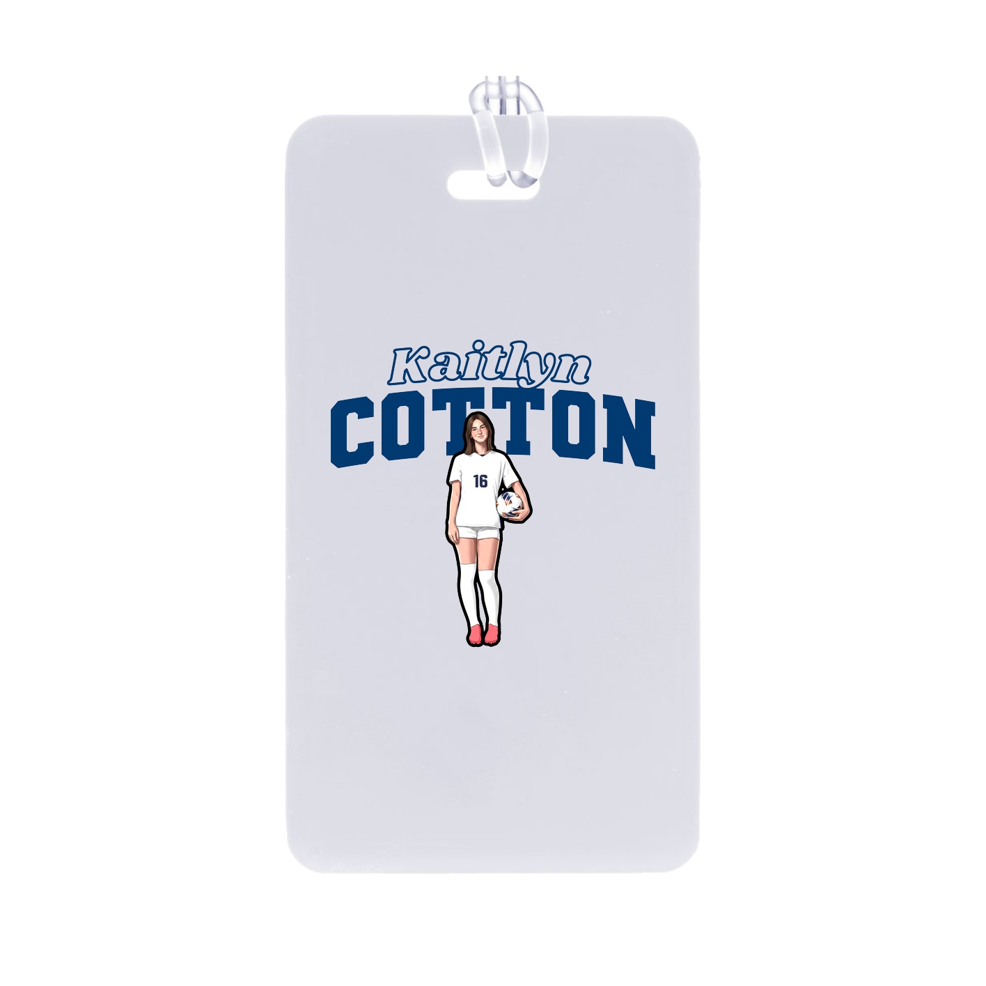 Bag Tag — Name Arch in Classic