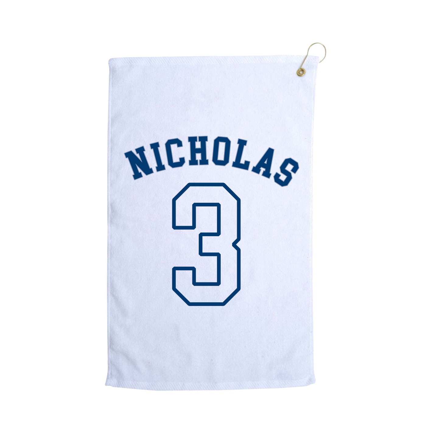 Golf Towel — Shirsey Arch in White