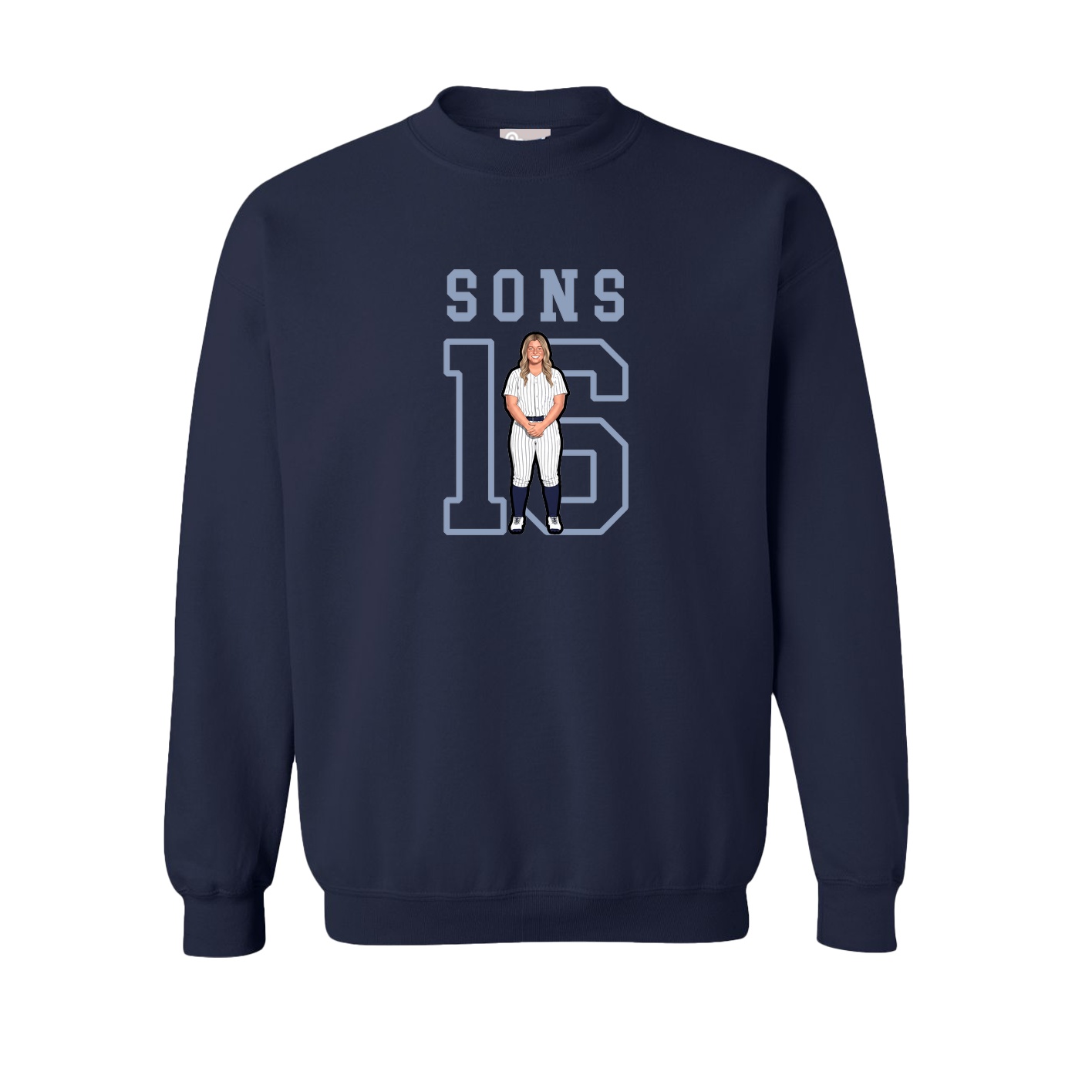 Fleece Crew — Shirsey in Navy