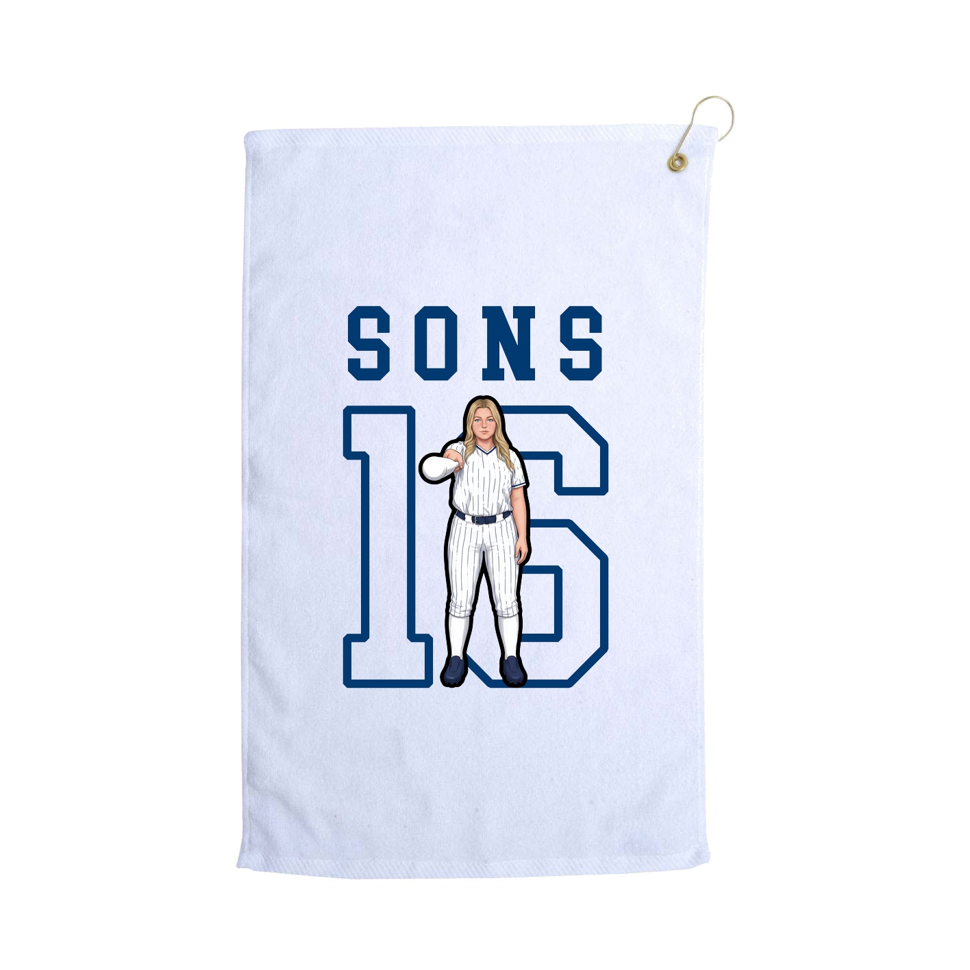 Golf Towel — Shirsey in White