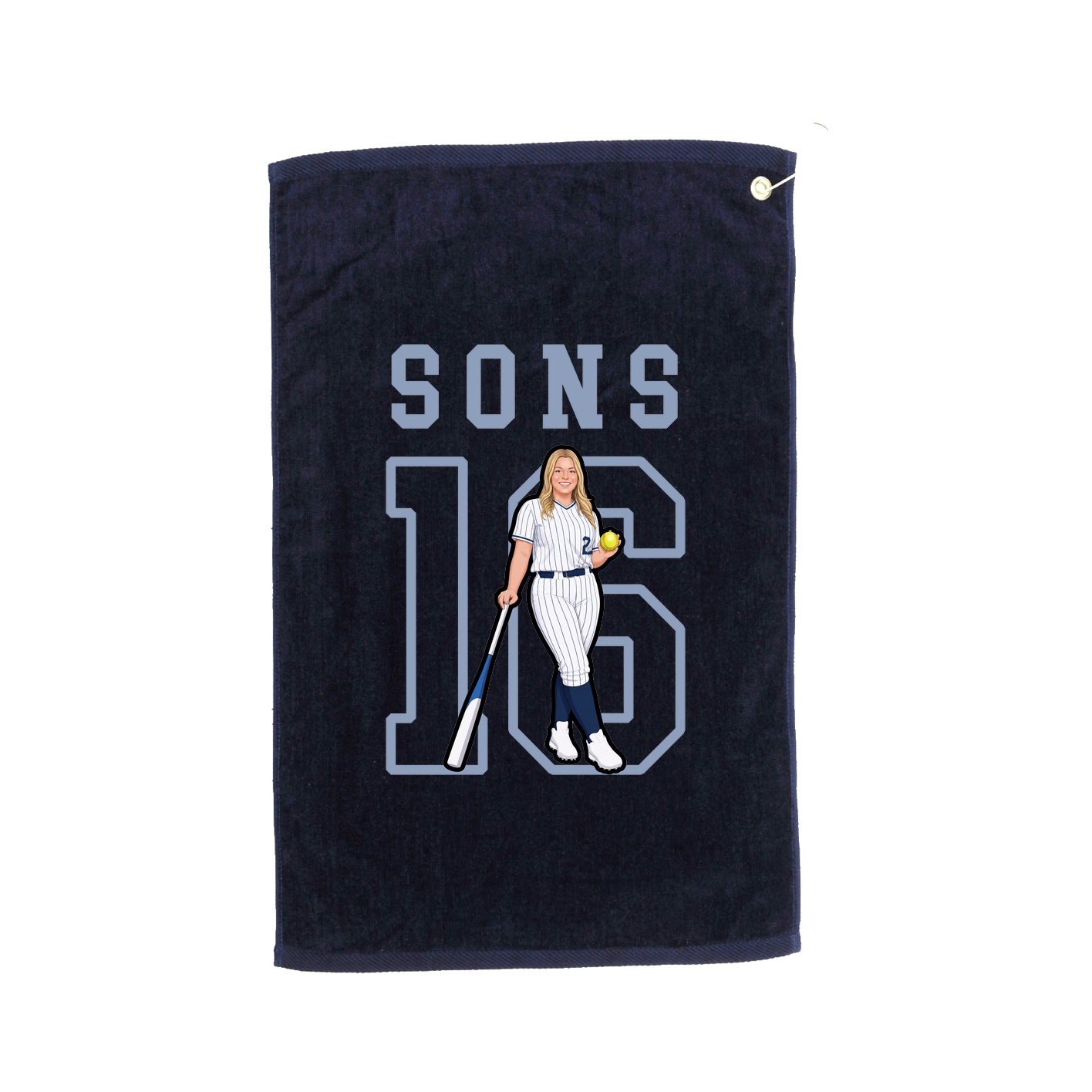 Golf Towel — Shirsey in Navy