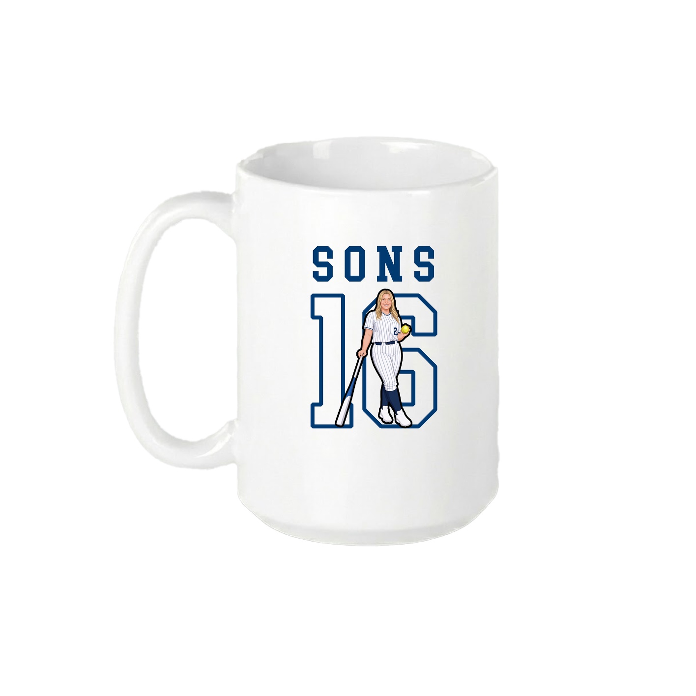 15oz Coffee Mug — Shirsey in White