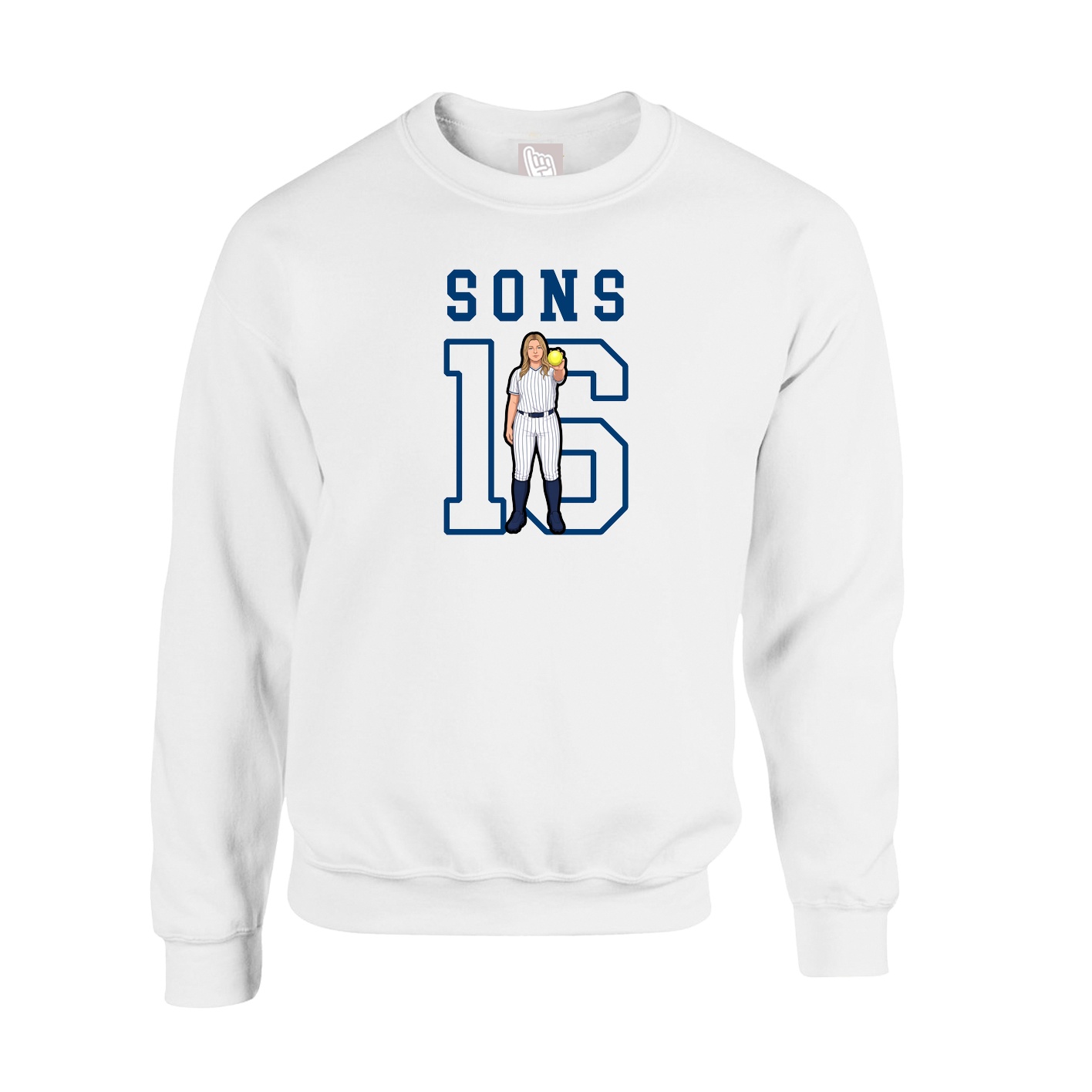 Fleece Crew — Shirsey in White