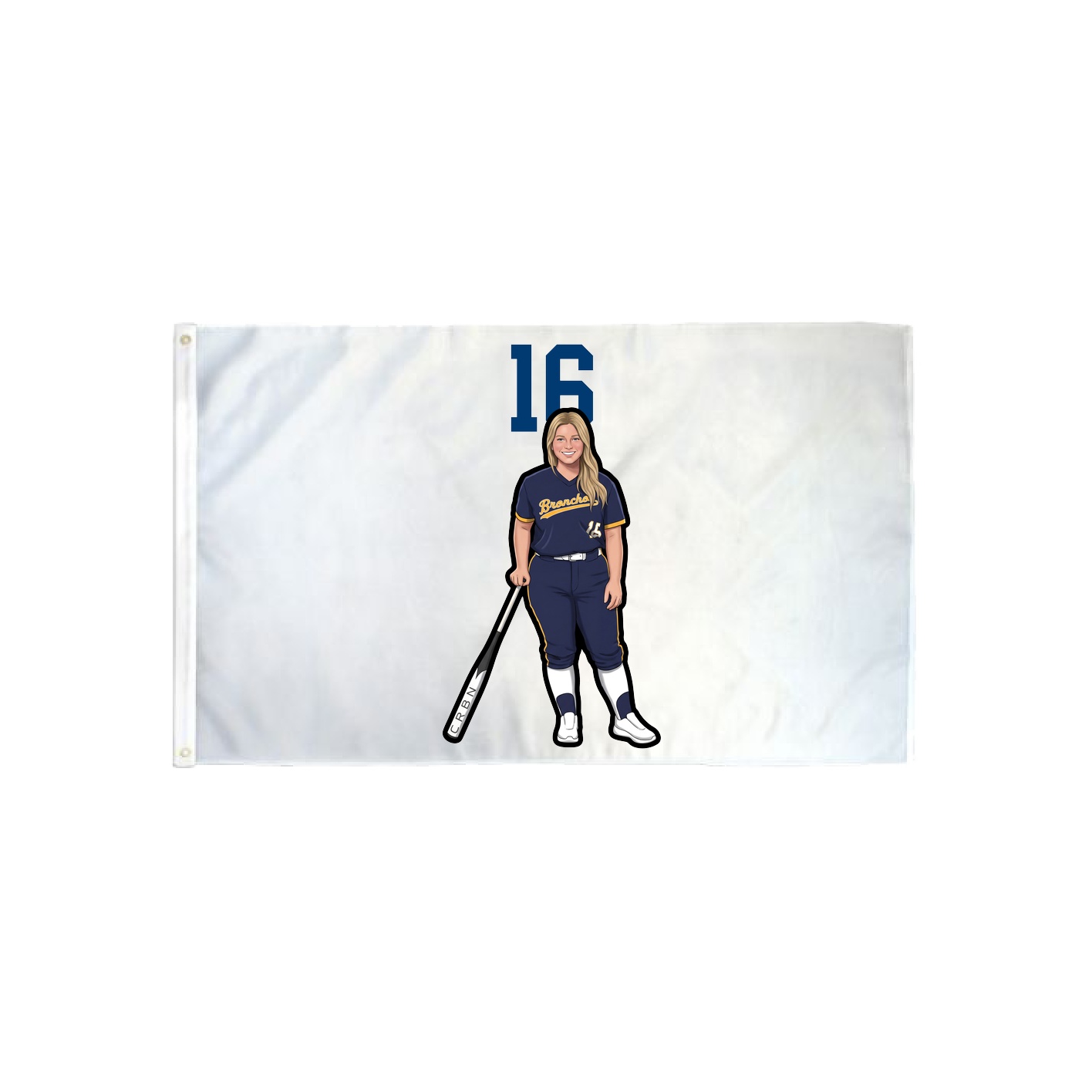3x5 Flag — Number Top in Classic