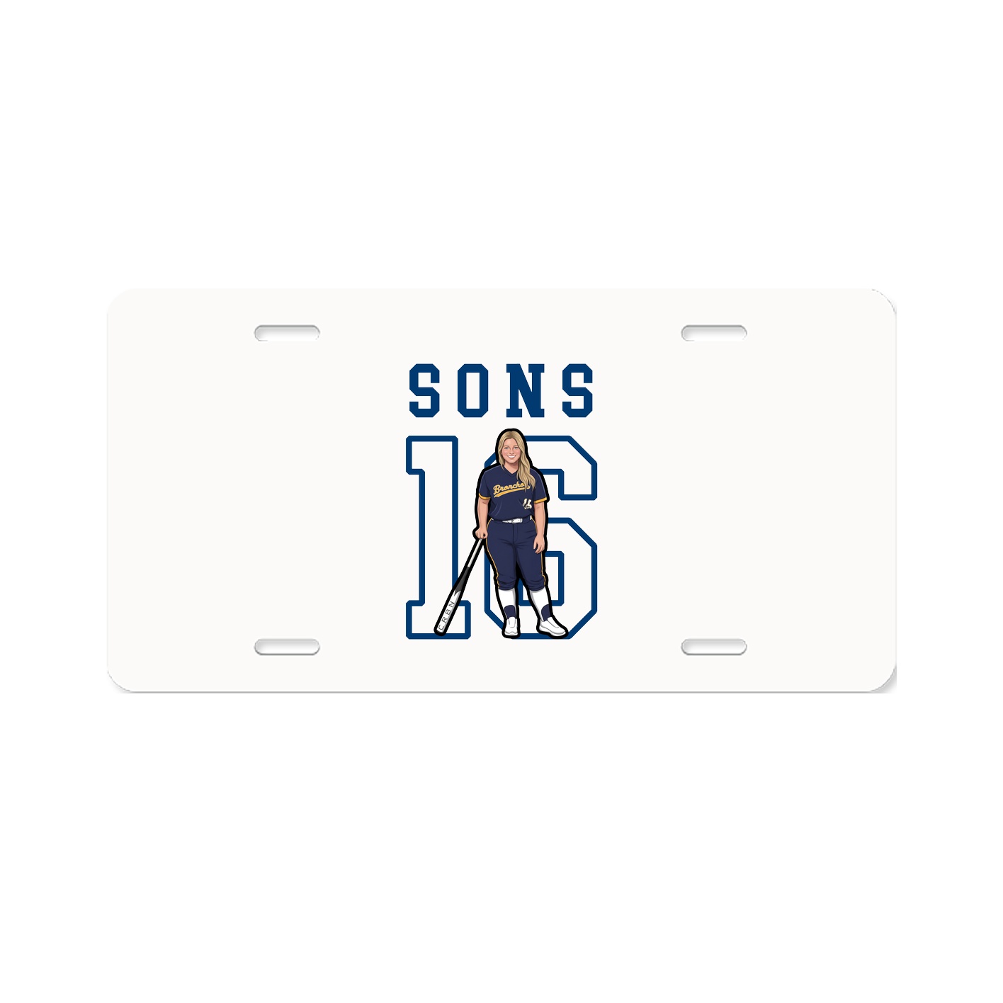 License Plate — Shirsey in Classic