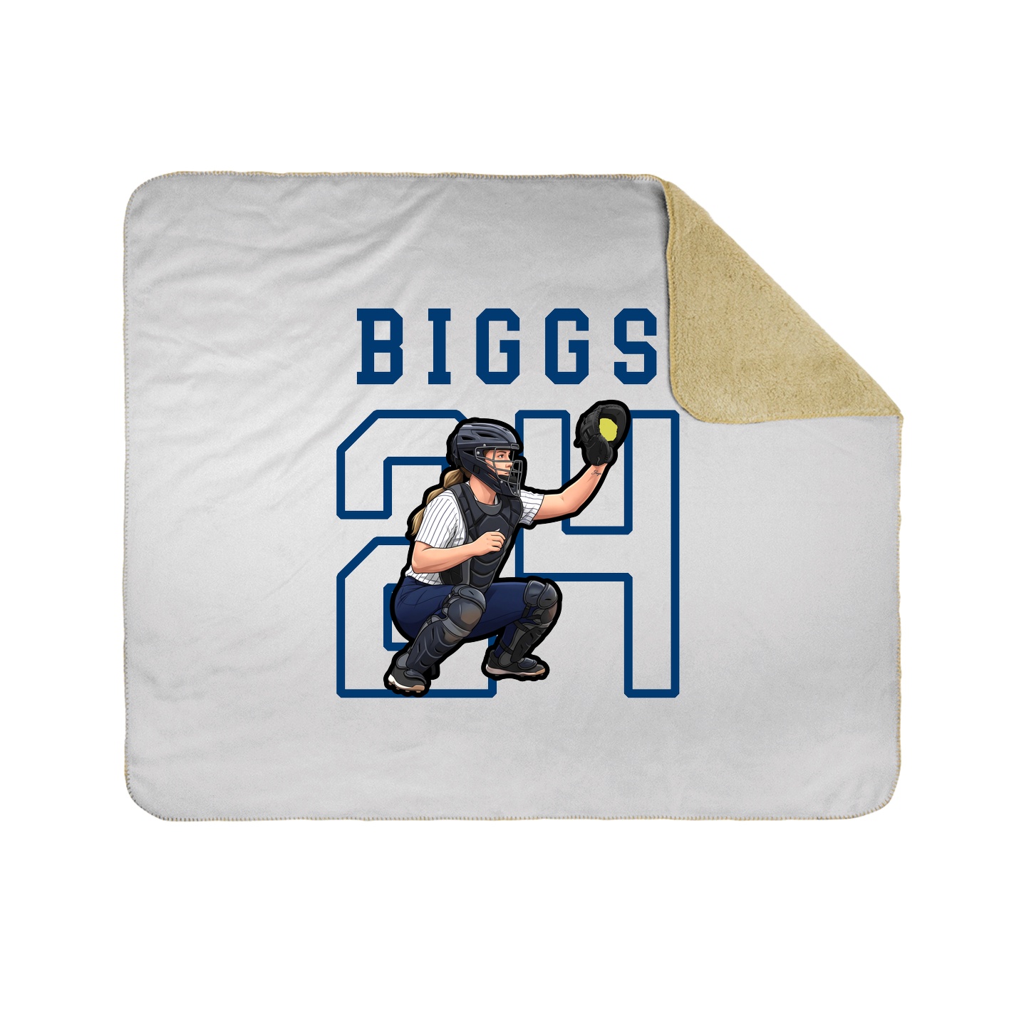 Throw Blanket — Shirsey in White