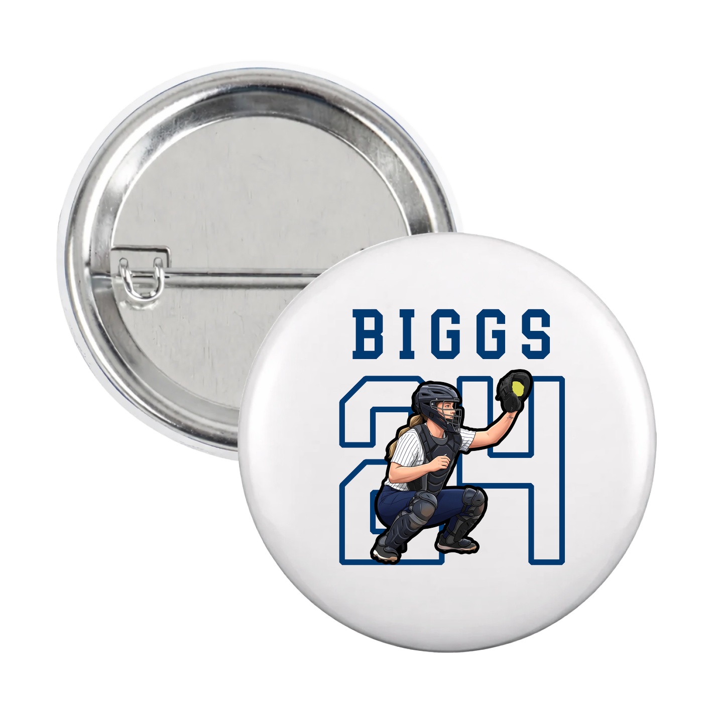 Game Day Button — Shirsey in White