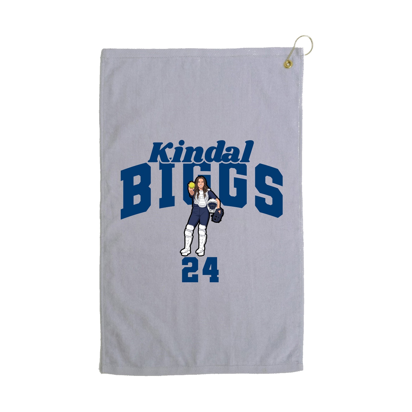 Golf Towel — Signature Arch in Grey