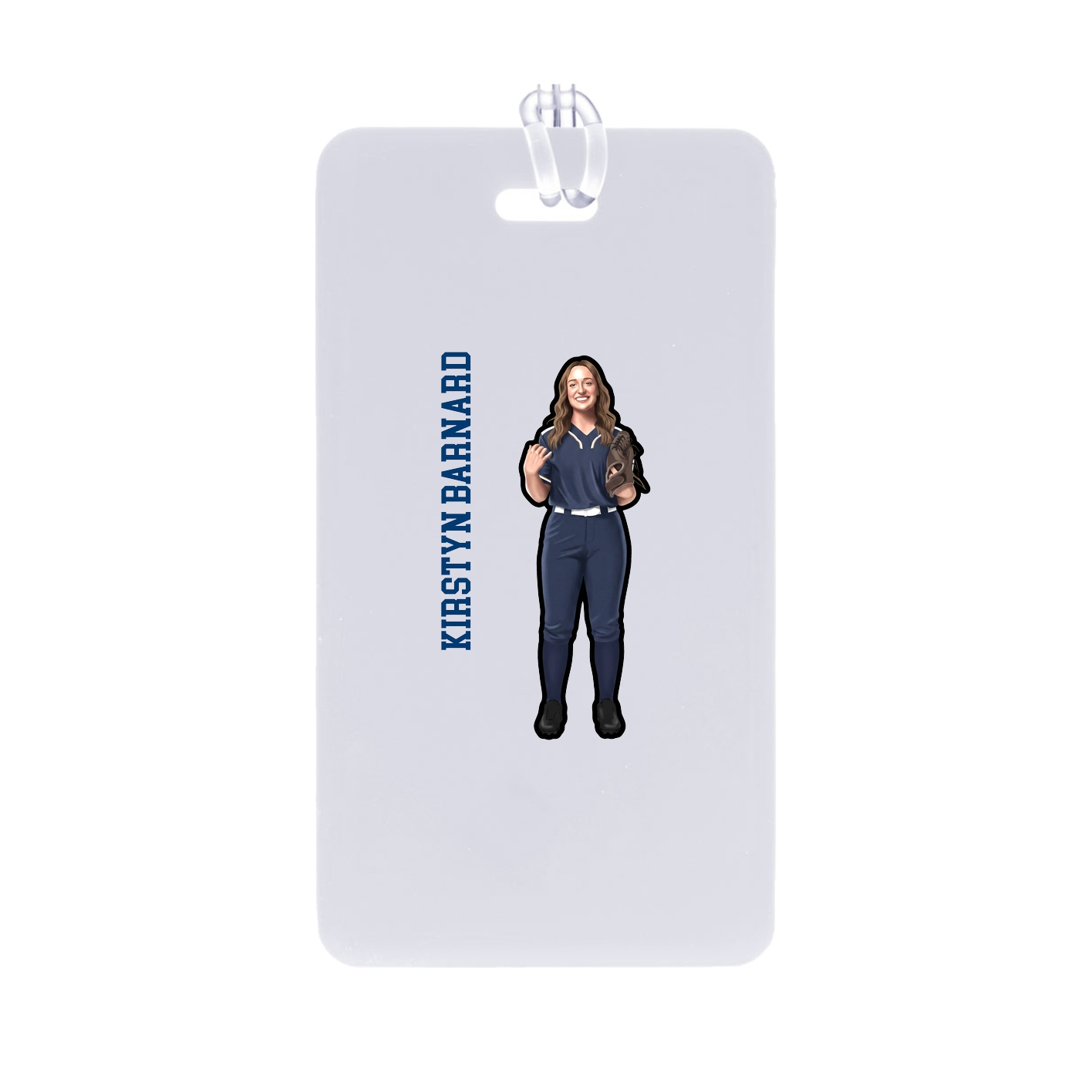 Bag Tag — Name Vertical in Classic