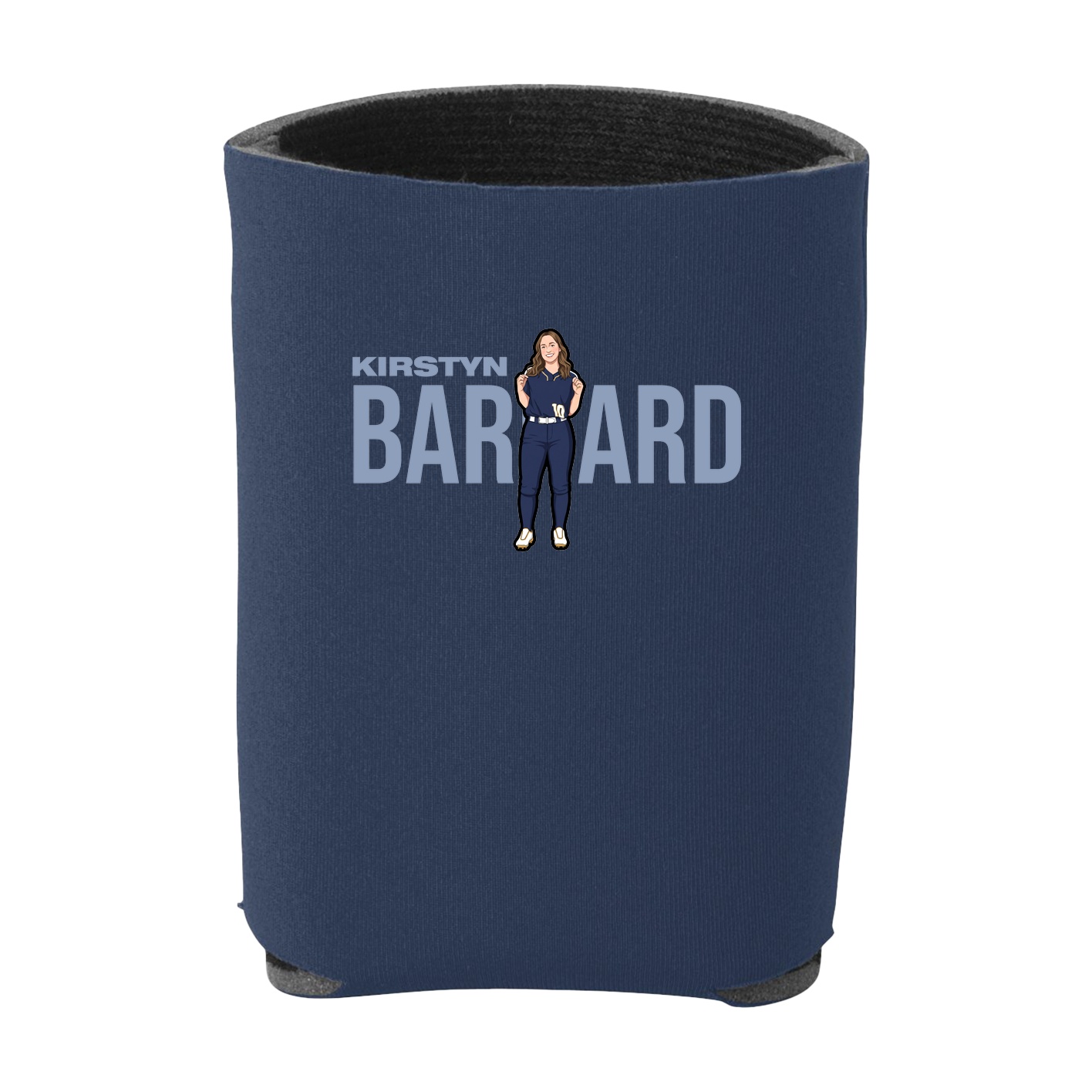 Can Holder — Player Name in Navy