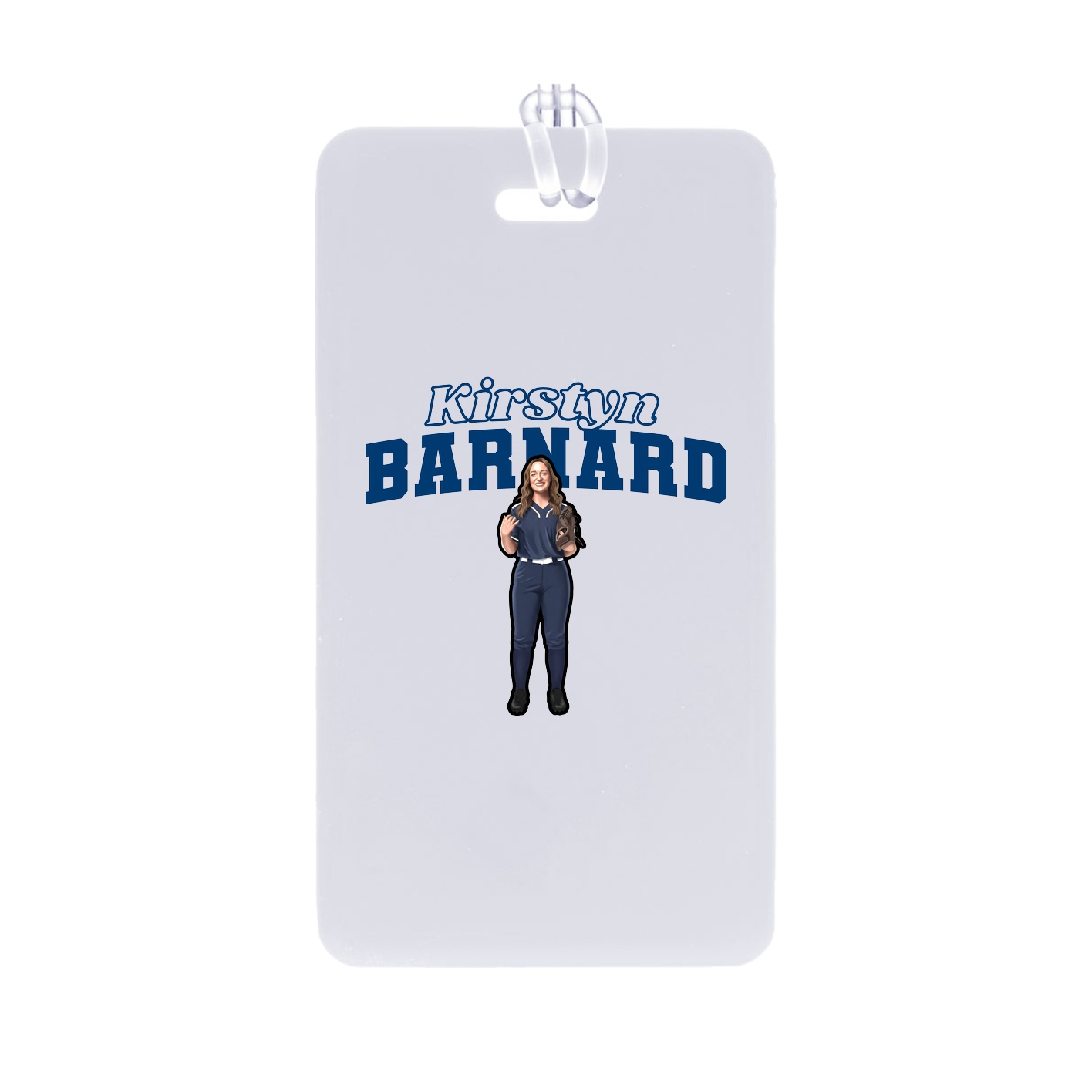 Bag Tag — Name Arch in Classic