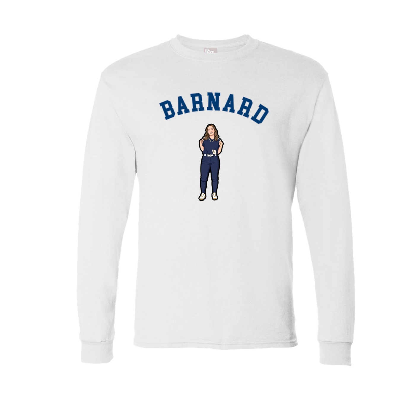Long Sleeve Tee — Shirsey Arch in White