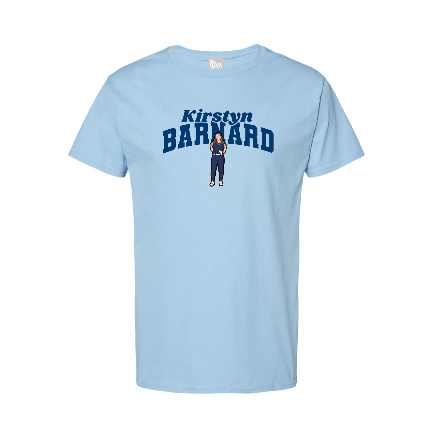 Youth Tee — Signature Arch in Light Blue