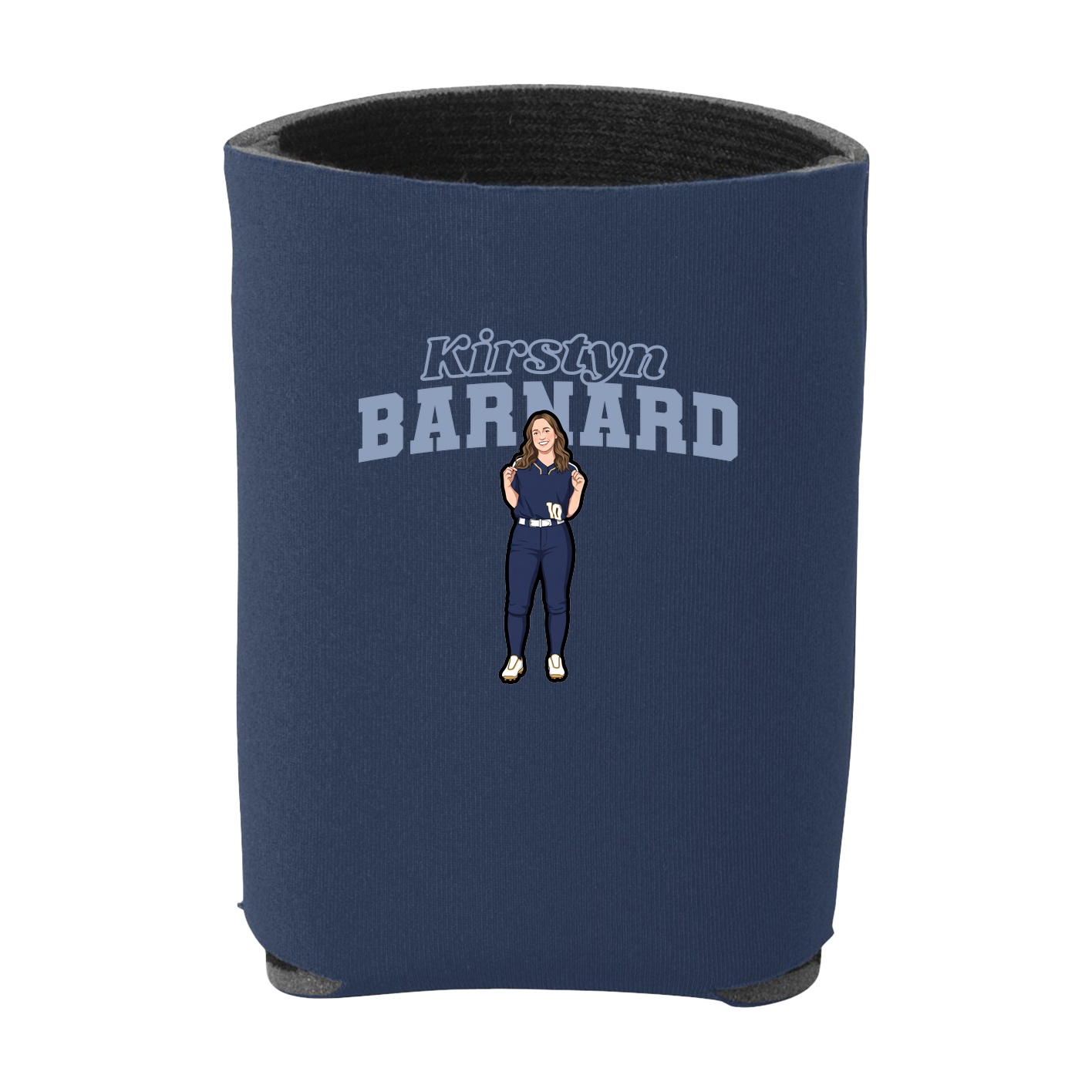 Can Holder — Name Arch in Navy