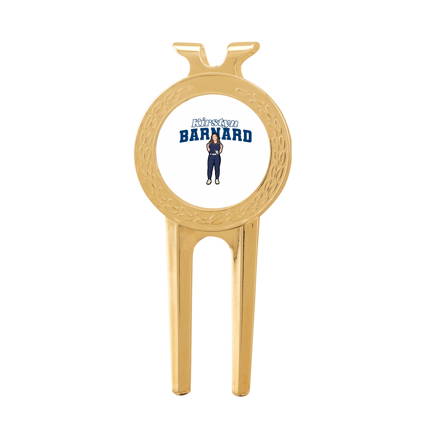 Divot Tool with Ball Marker — Name Arch in Classic