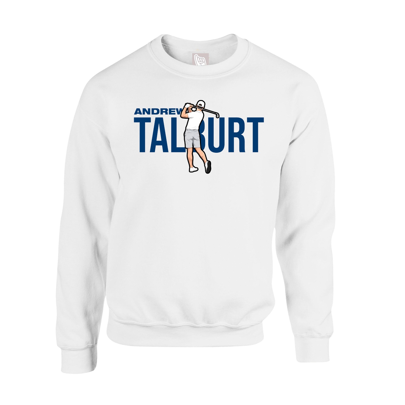 Fleece Crew — Player Name in White
