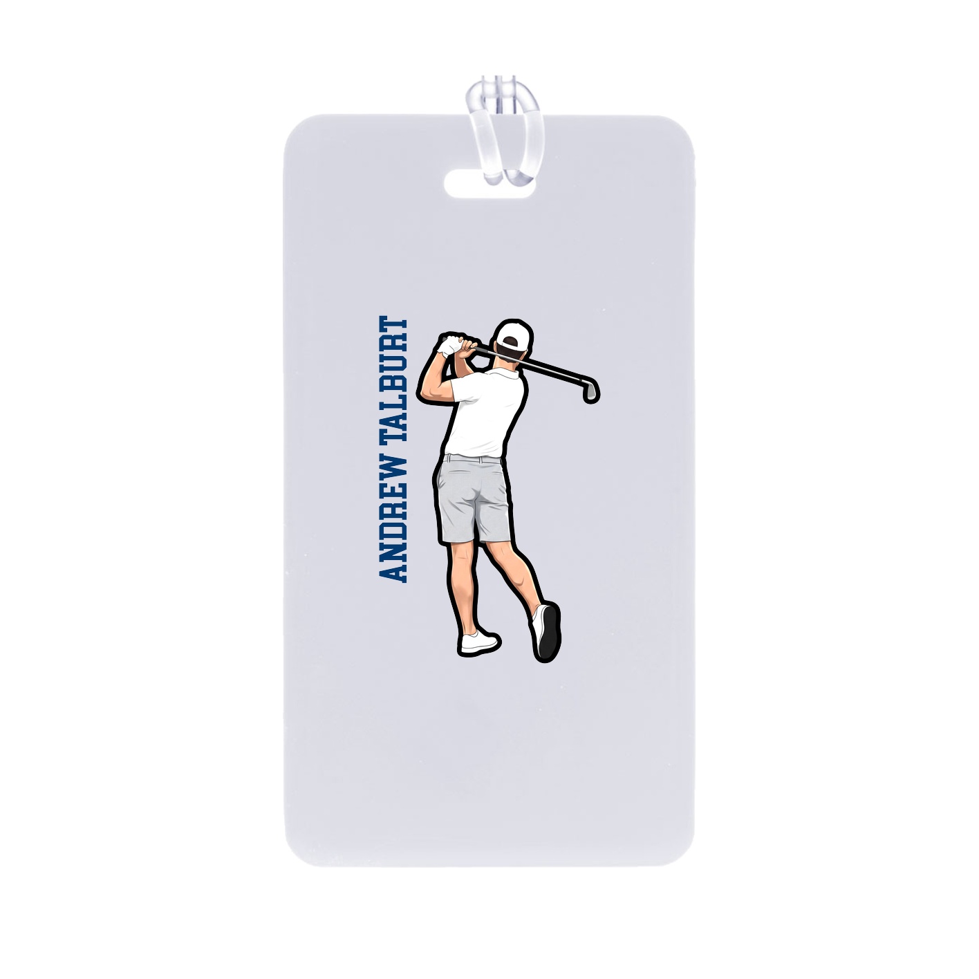Bag Tag — Name Vertical in Classic