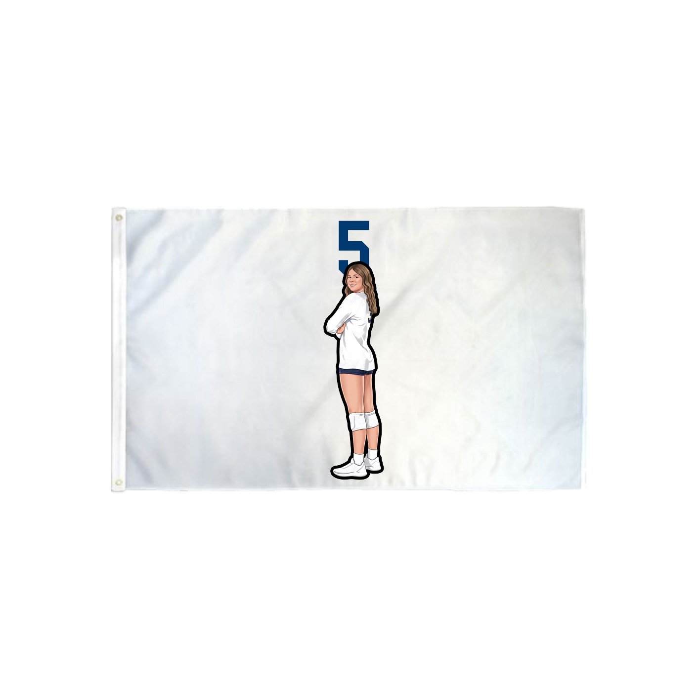 3x5 Flag — Number Top in Classic