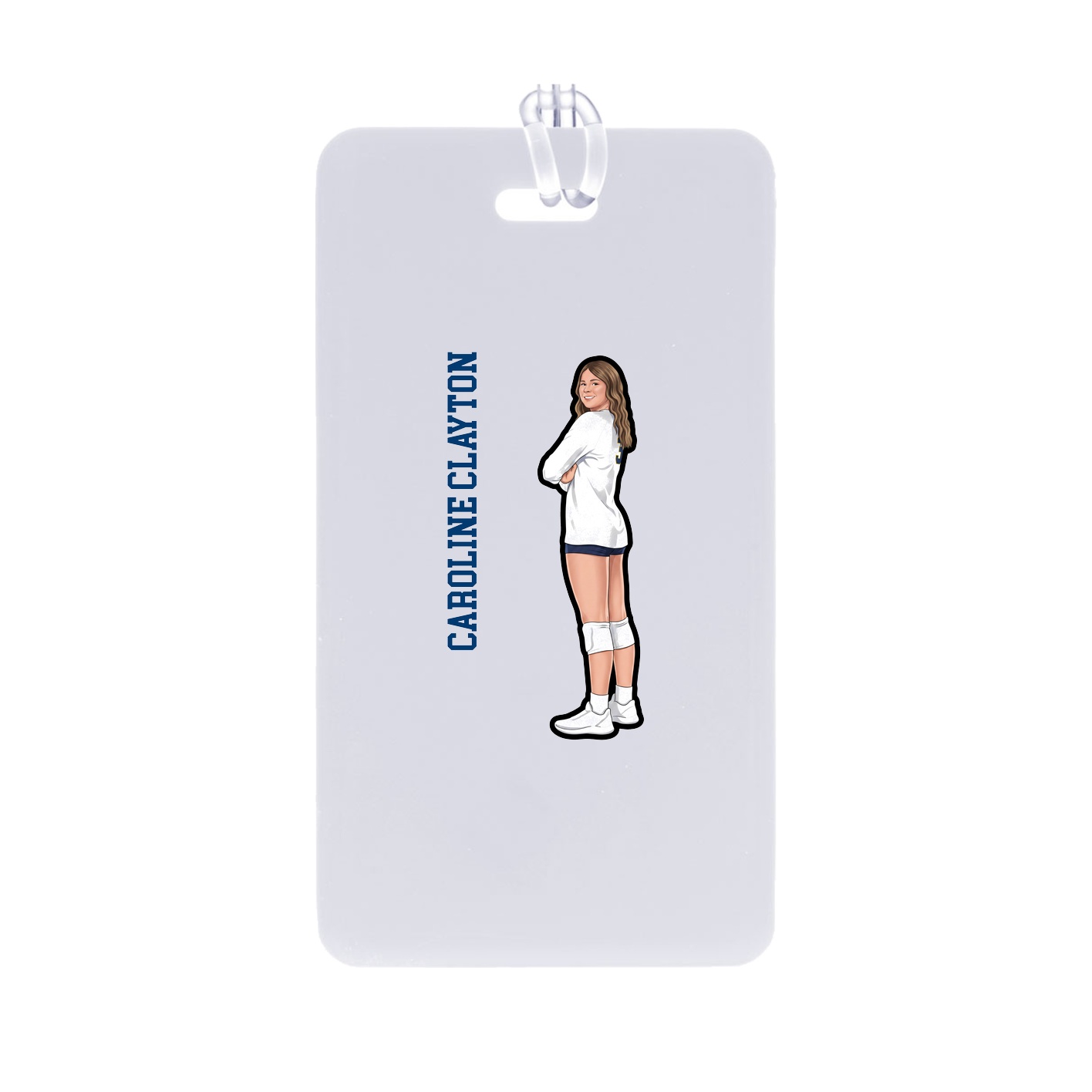 Bag Tag — Name Vertical in Classic