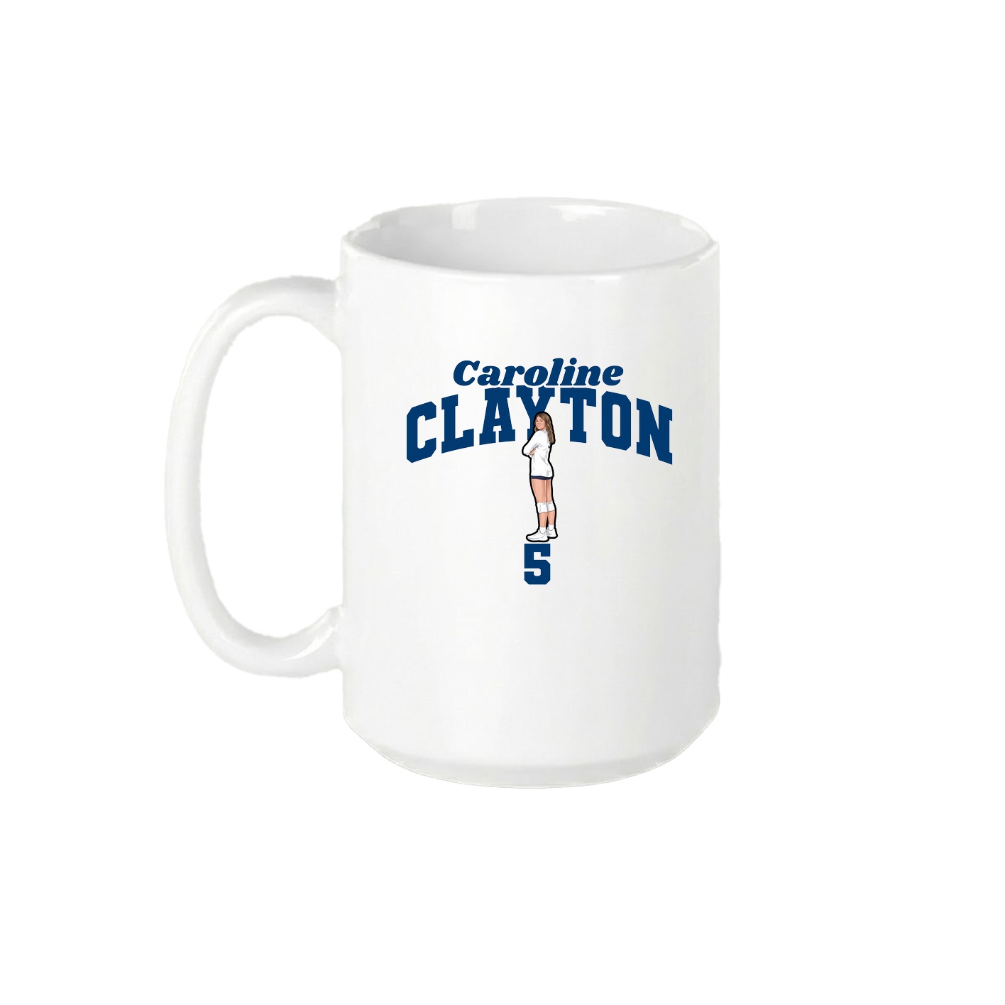 15oz Coffee Mug — Signature Arch in White
