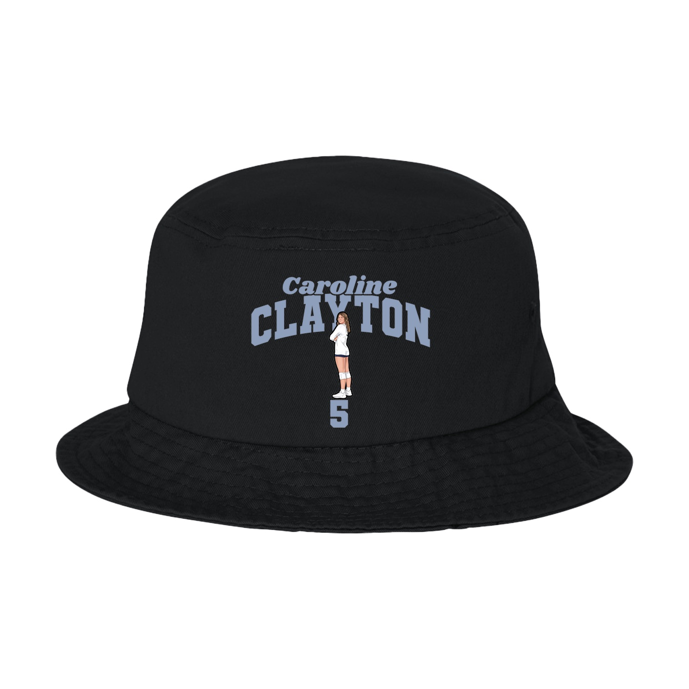 Bucket Cap — Signature Arch in Black