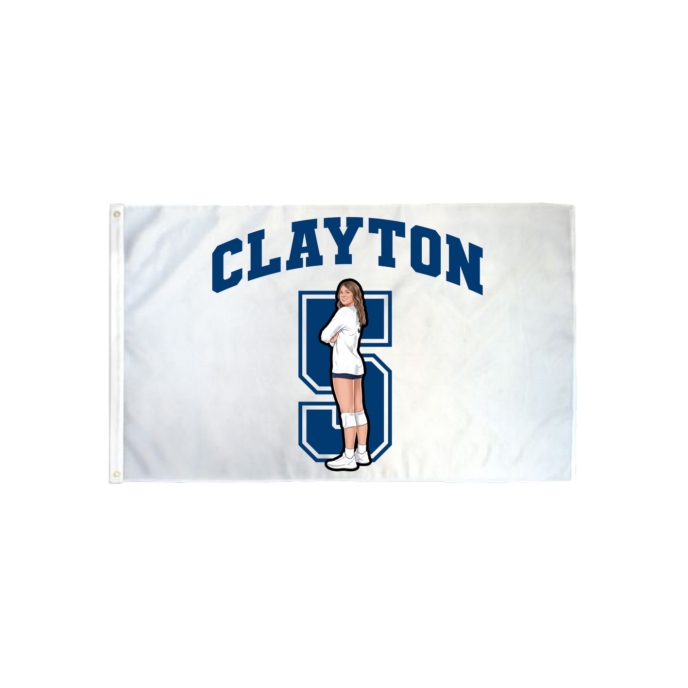 3x5 Flag — Number in Classic