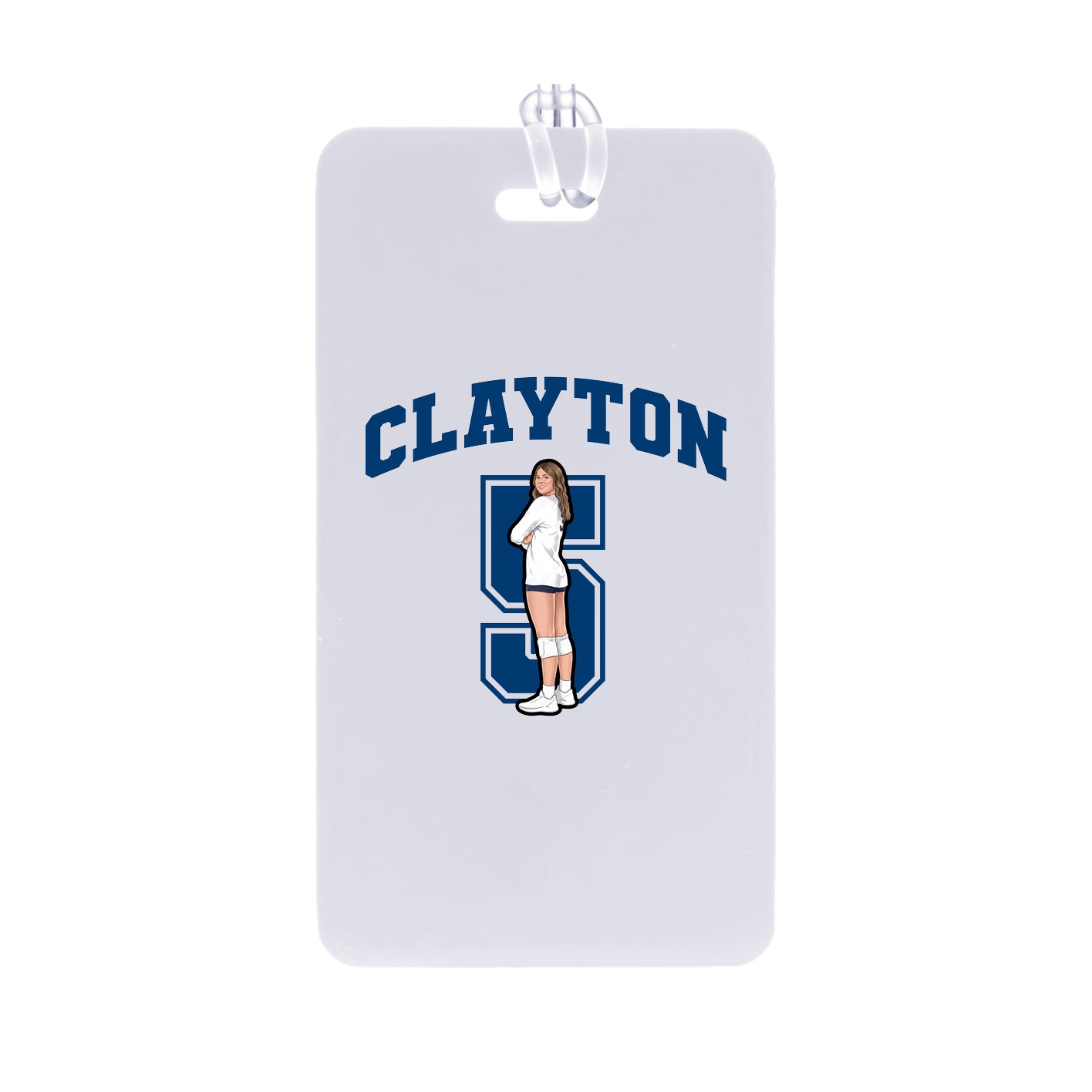 Bag Tag — Number in Classic