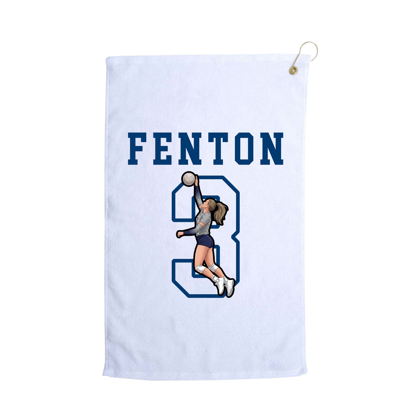 Golf Towel — Shirsey in White
