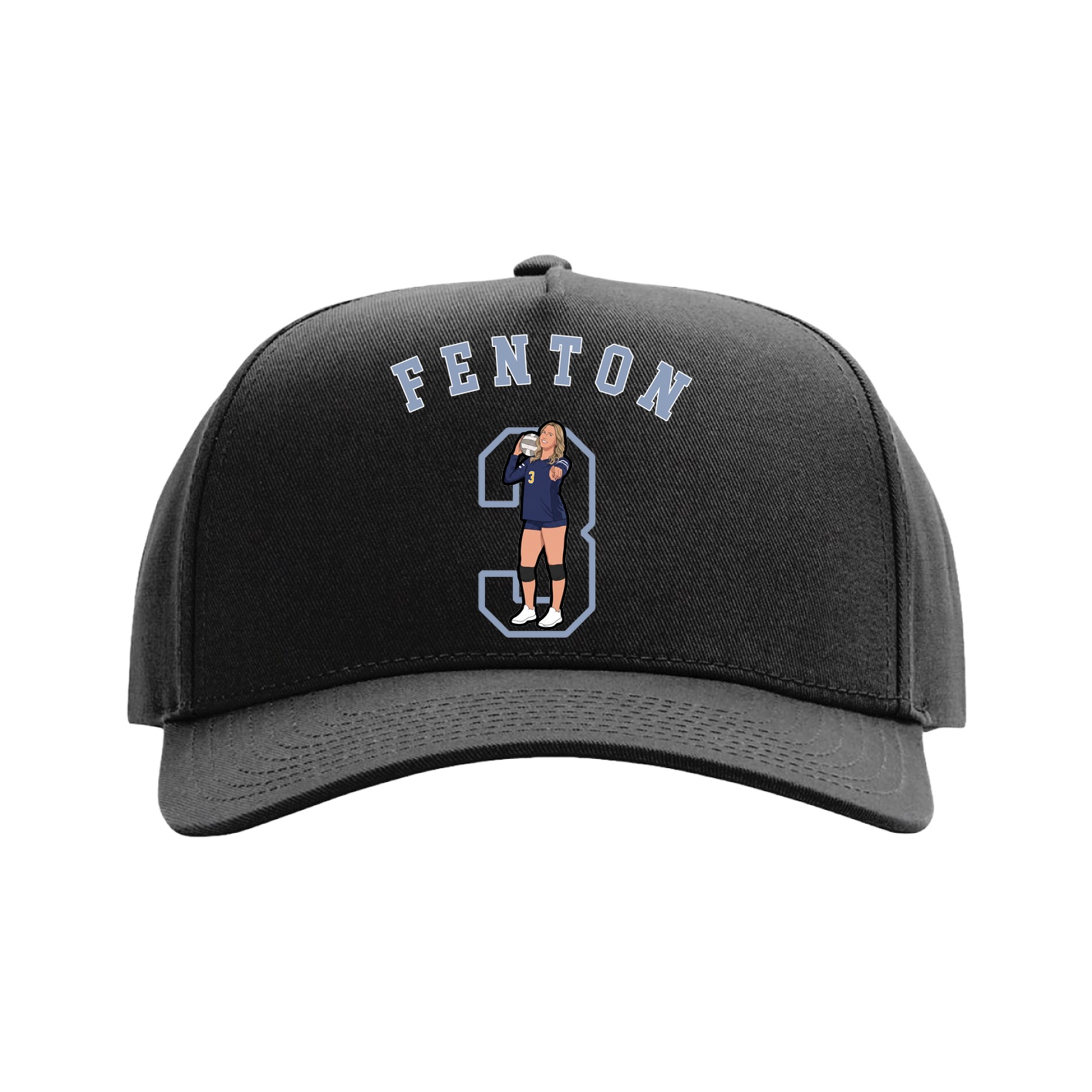 Full Fabric Five-Panel Champ Cap