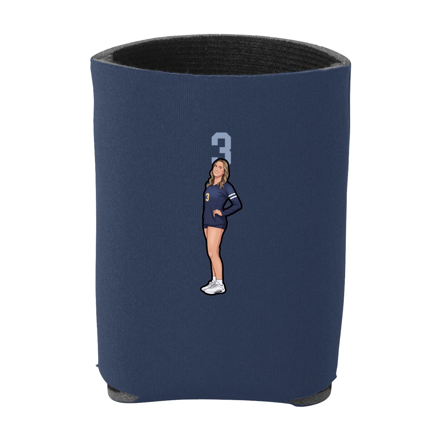 Can Holder — Number Top in Navy